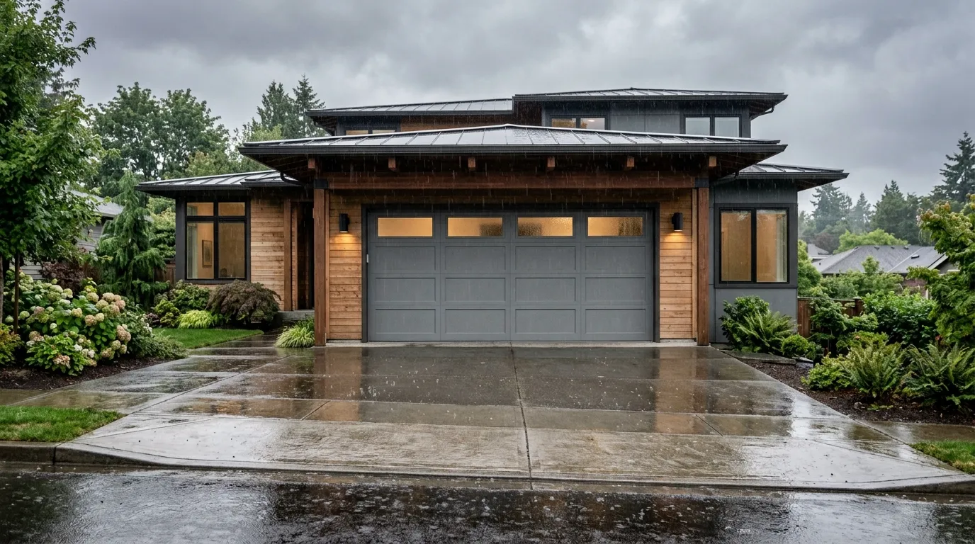 Residential garage doors