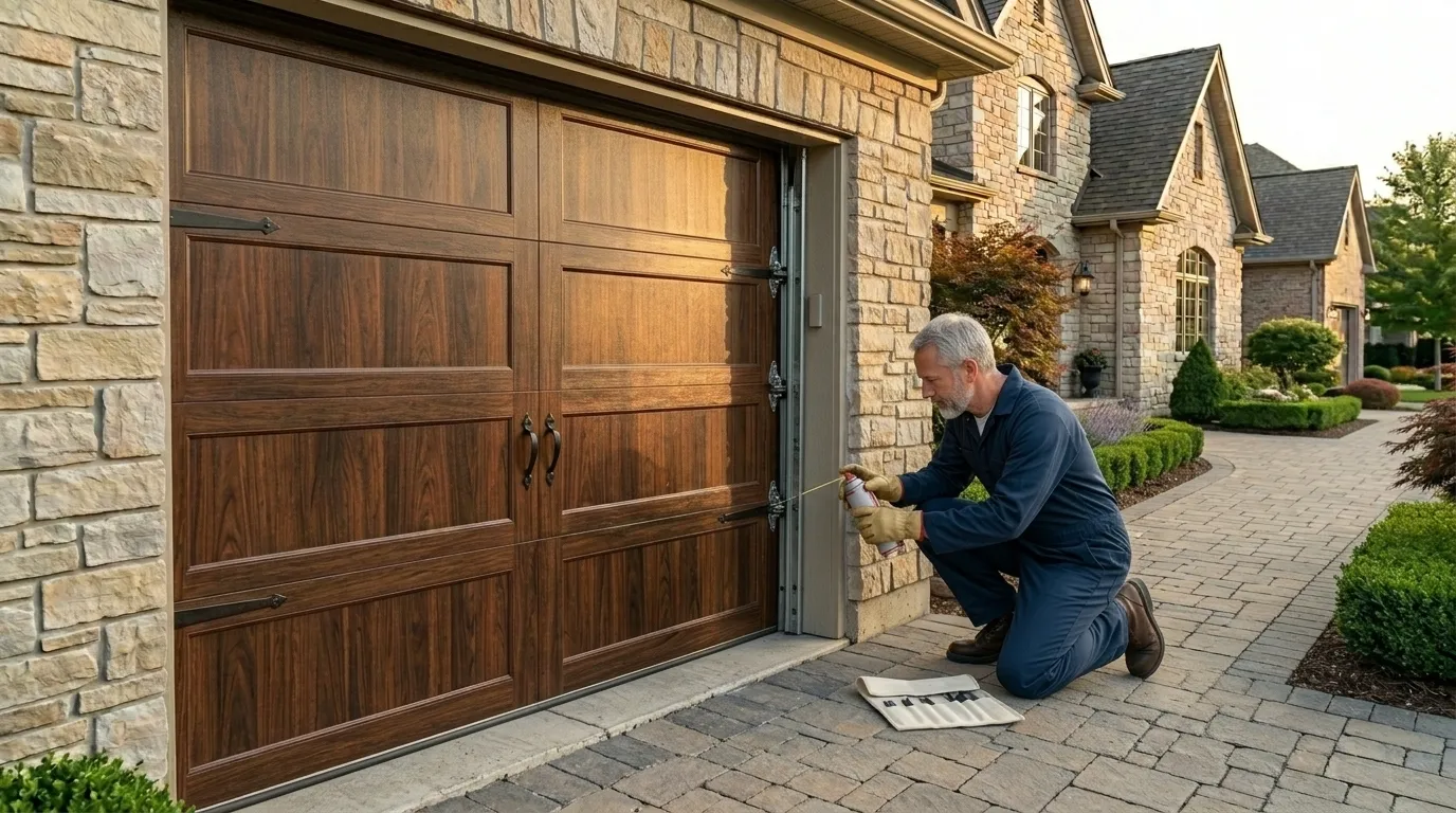 Roll-up steel garage door
