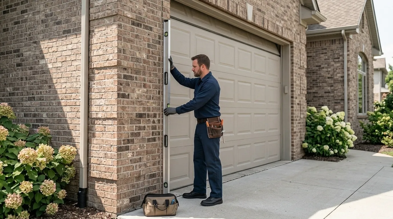 Raised panel garage door