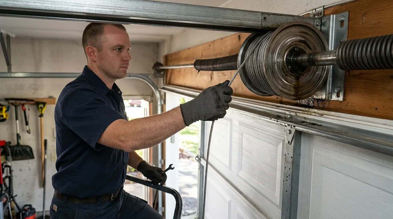Raised panel garage door
