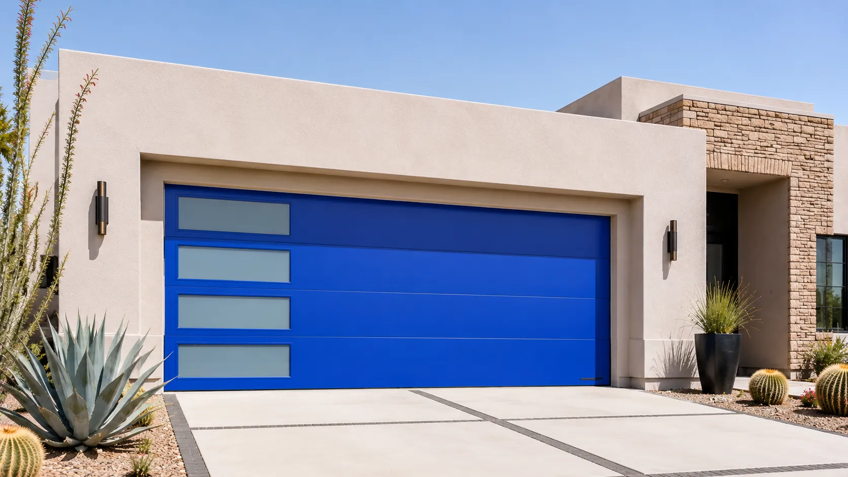 Garage door styles